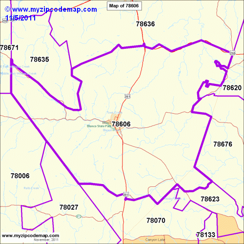 map of 78606