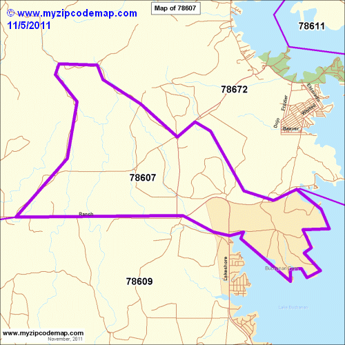 map of 78607