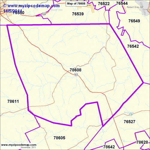 map of 78608