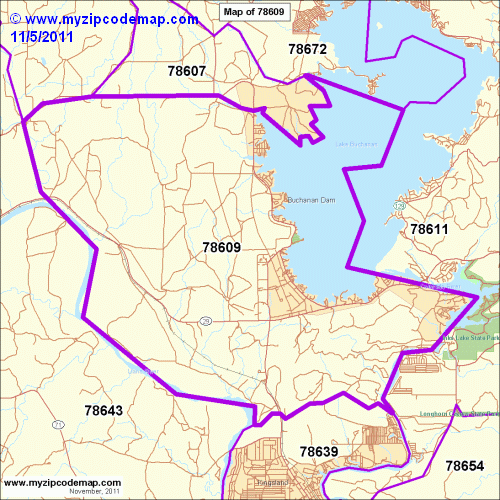 map of 78609