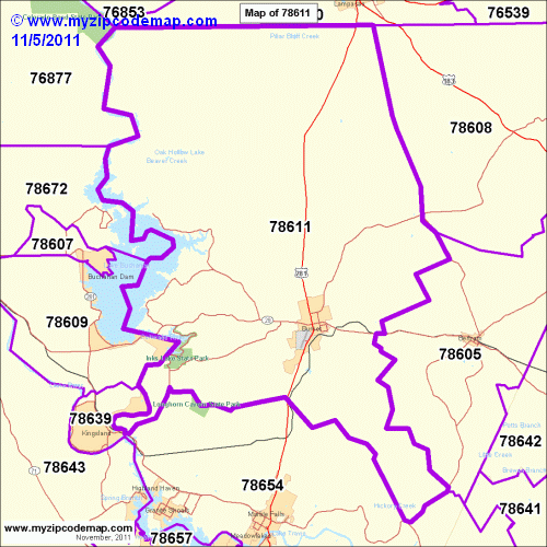 map of 78611