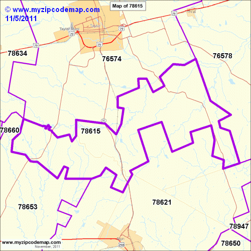map of 78615