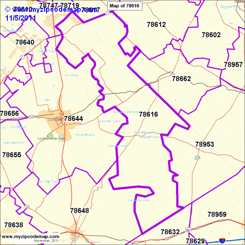map of 78616