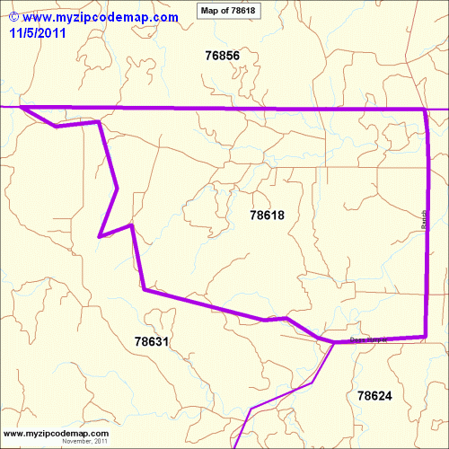 map of 78618