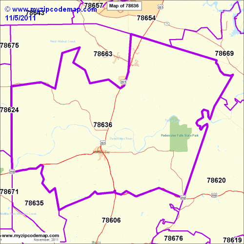 map of 78636