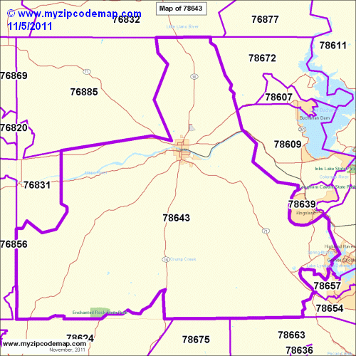 map of 78643