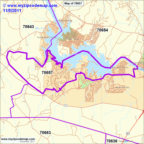 map of 78657