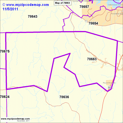 map of 78663