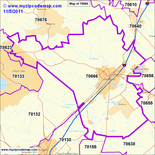 map of 78666