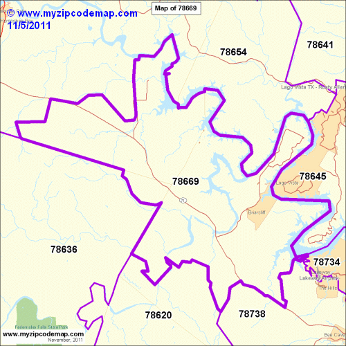 map of 78669