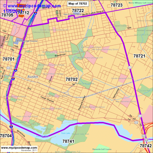 map of 78702