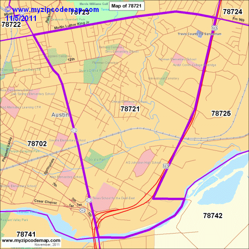 map of 78721