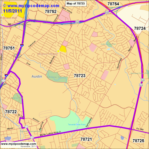 map of 78723