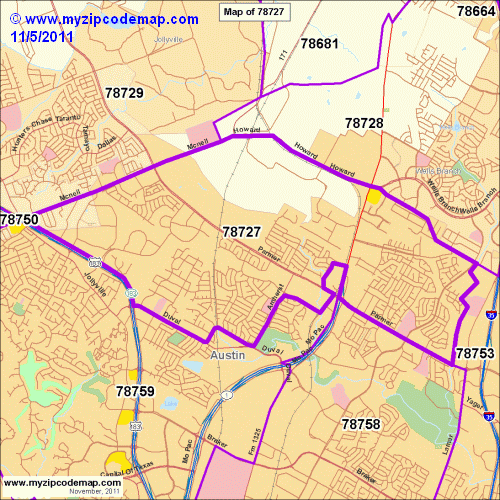 map of 78727
