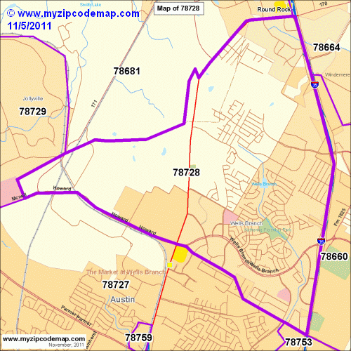 map of 78728