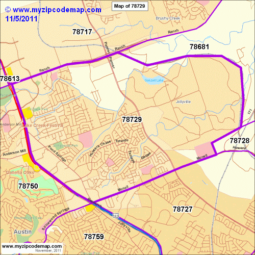 map of 78729