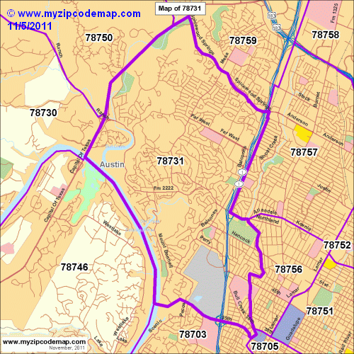 map of 78731