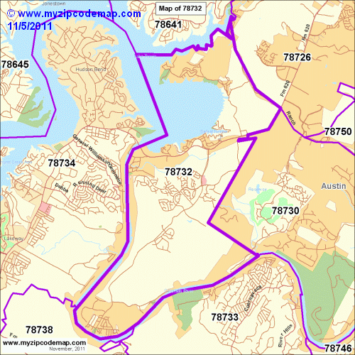 map of 78732