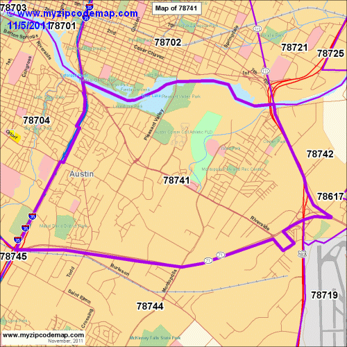 map of 78741