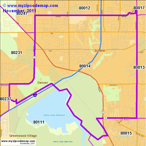 map of 80014