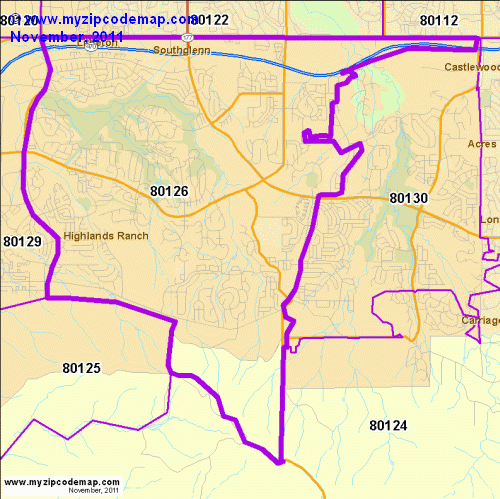 map of 80126
