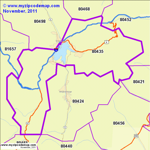 map of 80435