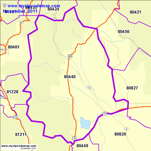map of 80440