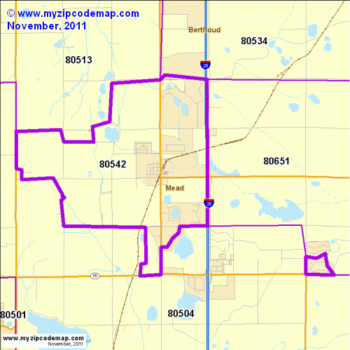 map of 80542