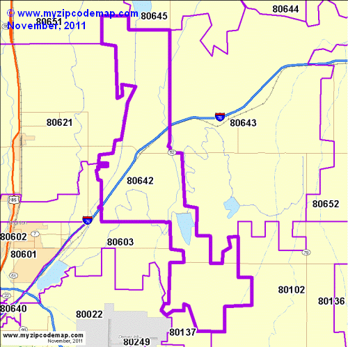 map of 80642