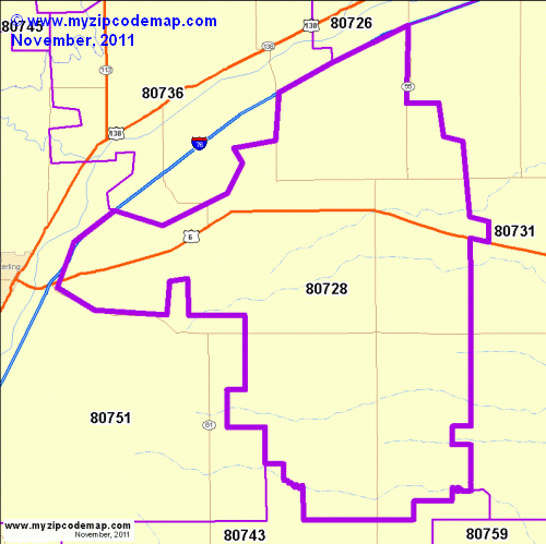 map of 80728