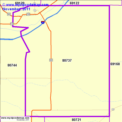 map of 80737
