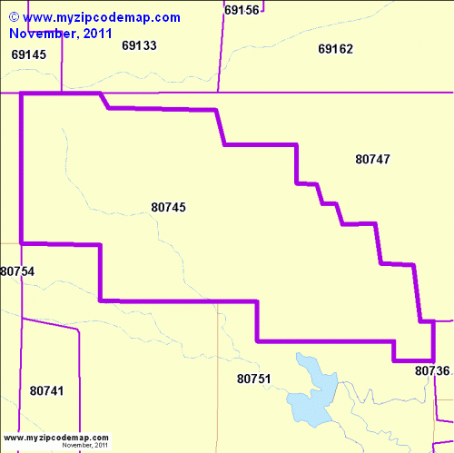map of 80745