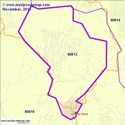 map of 80813