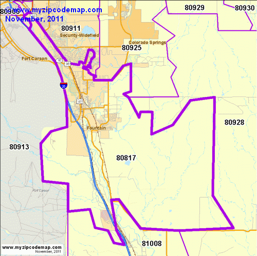 map of 80817