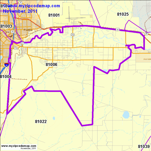 map of 81006