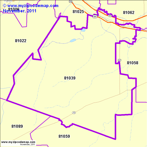 map of 81039