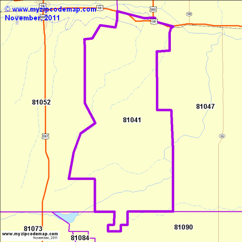 map of 81041