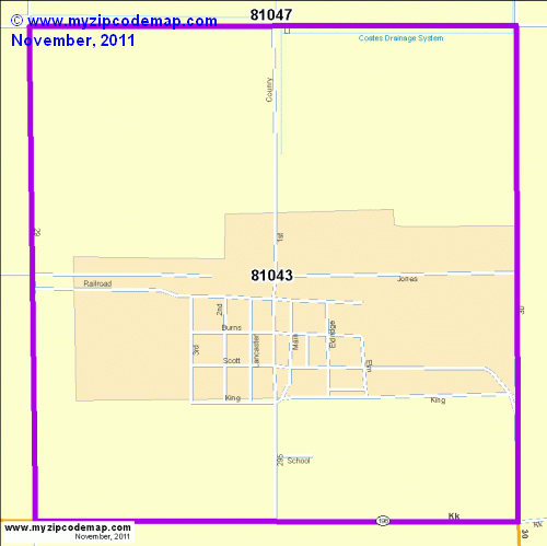 map of 81043