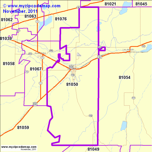 map of 81050