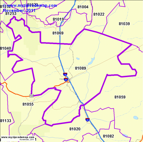 map of 81089