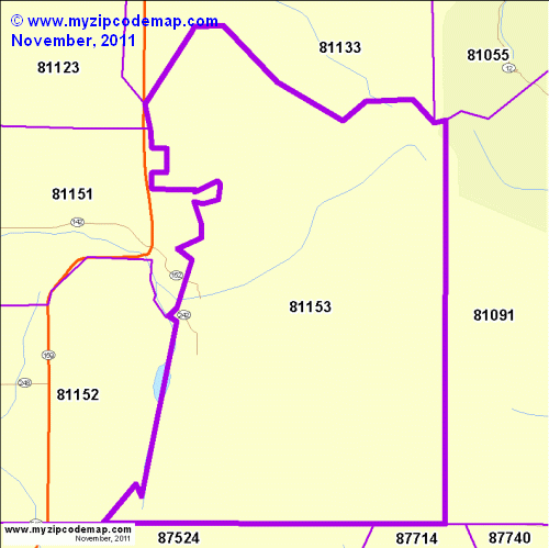 map of 81153