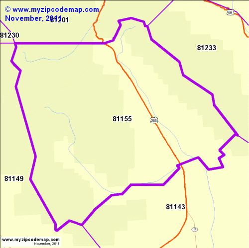 map of 81155