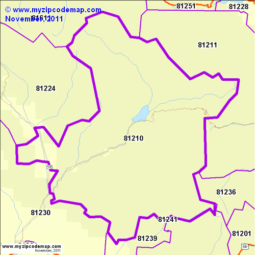 map of 81210