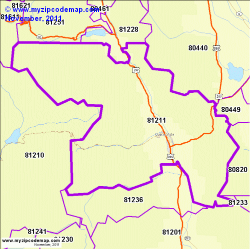 map of 81211