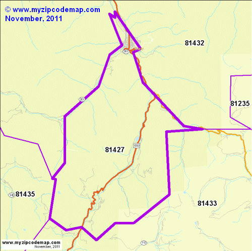 map of 81427