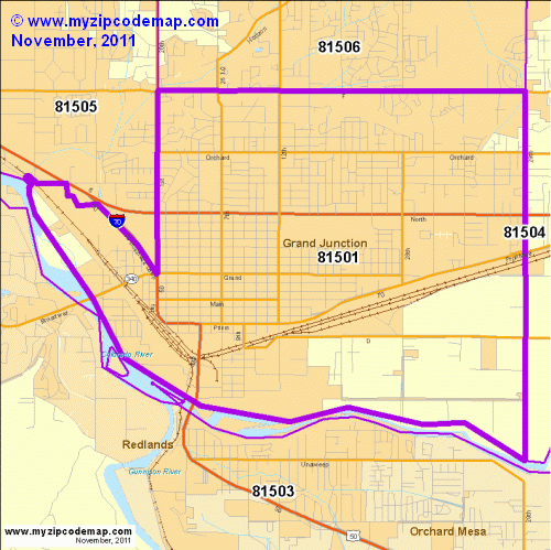 map of 81501