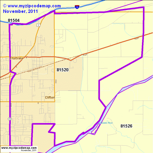 map of 81520