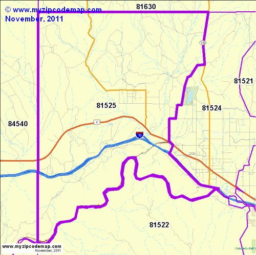 map of 81525