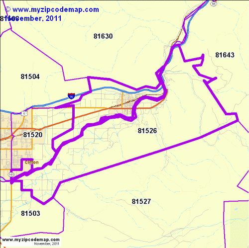 map of 81526