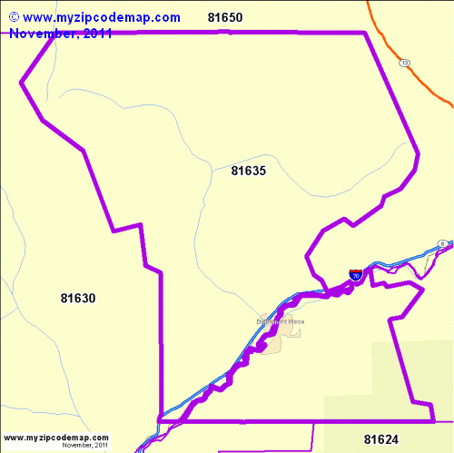 map of 81635